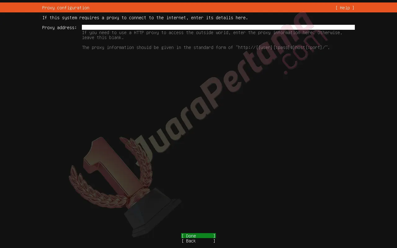Instalasi Ubuntu Server di VirtualBox - Setup 6